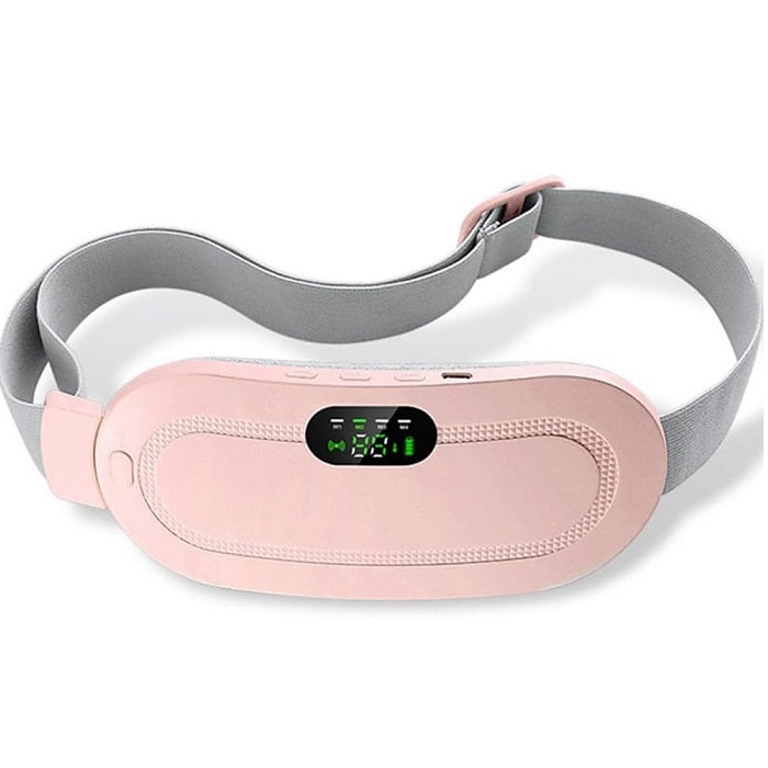 Wireless Period Cramp Relief Heating & Massage Belt | Rechargeable Menstrual Pain Relief Belt