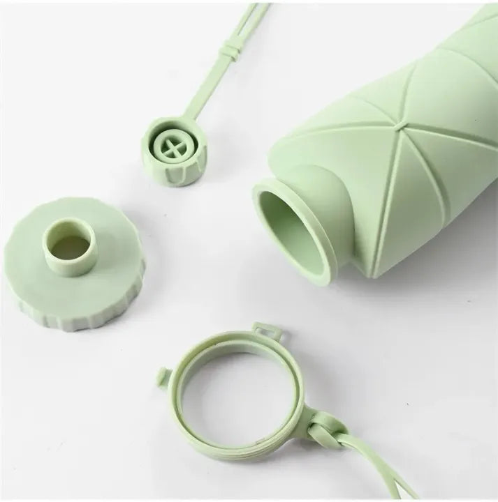 Portable Silicone Folding Water Bottle 600ml
