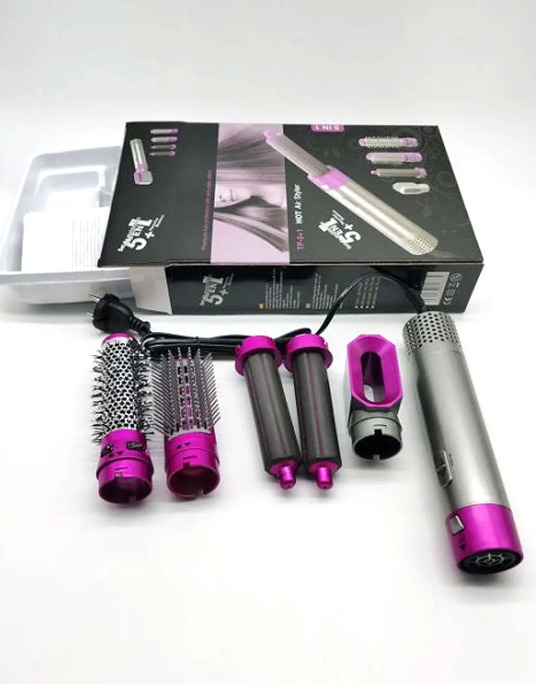 5 in 1 Hot Air Styler Hair Dryer & Volumizer Brush – Multi-Function Hair Styling Tool