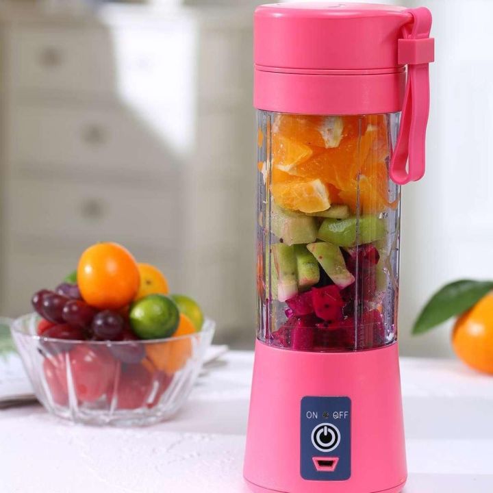 Portable Mini Juicer Blender – USB Rechargeable Smoothie Maker for Fruits & Shakes