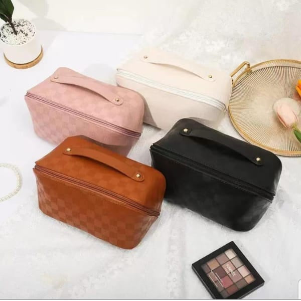Premium Makeup Pouch Organizers Portable Cosmetic Bag for Women