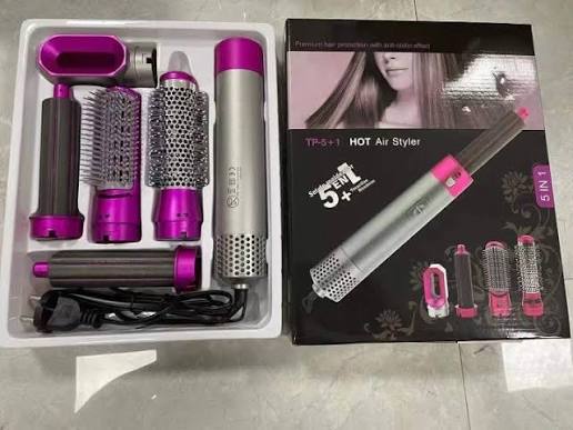 5 in 1 Hot Air Styler Hair Dryer & Volumizer Brush – Multi-Function Hair Styling Tool