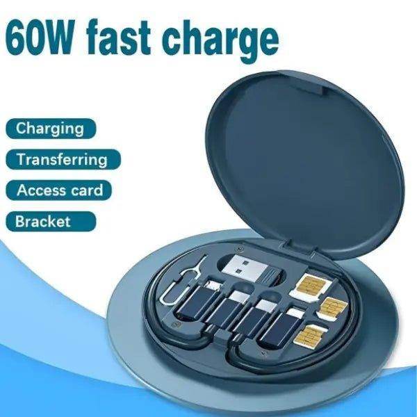 Gadget Spark 5 in 1 Universal Data Cable Kit - Gadget Spark